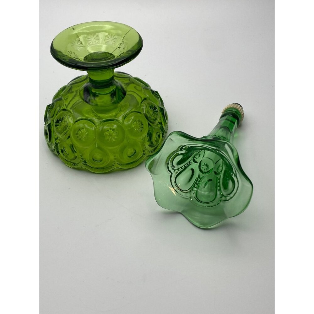 Green Epergne Single Horn Moon N Star - Picture 5 of 5